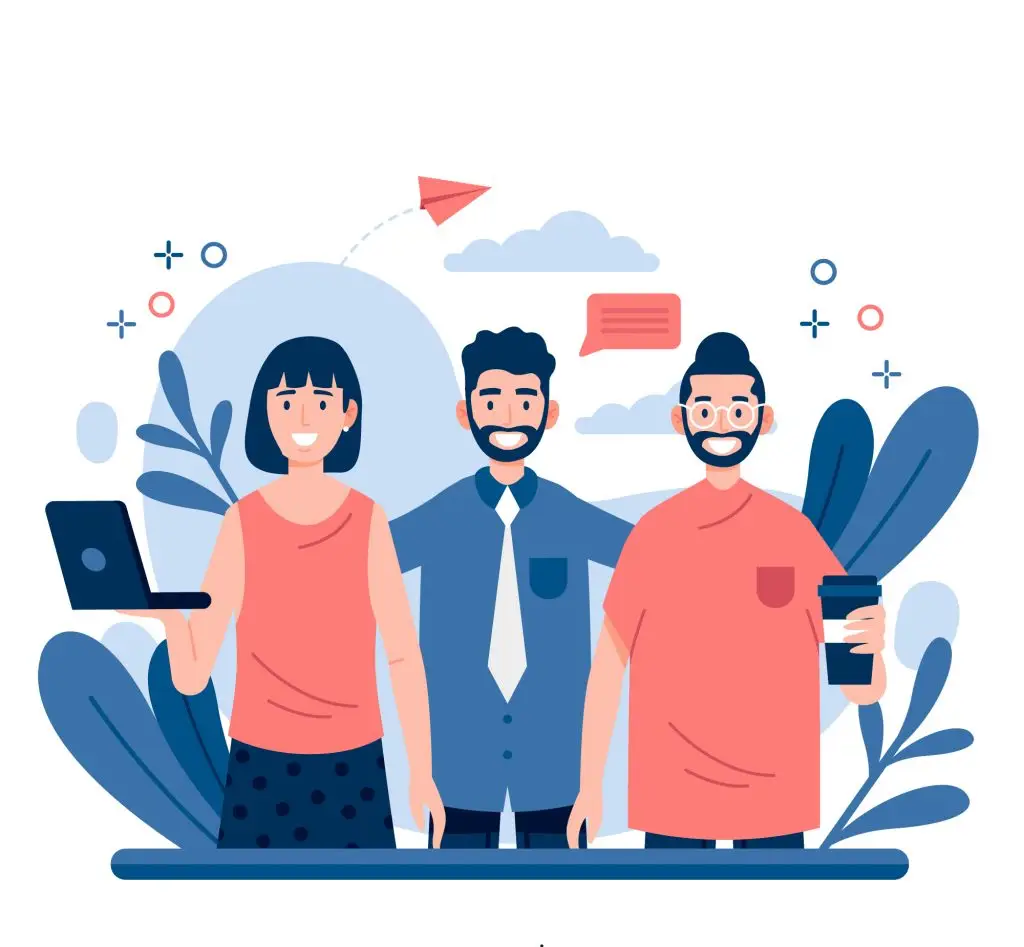 management team illustration