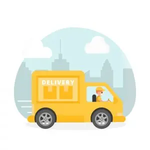 delivery vehicle illustration
